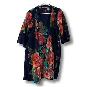 Cute flowery wrap top